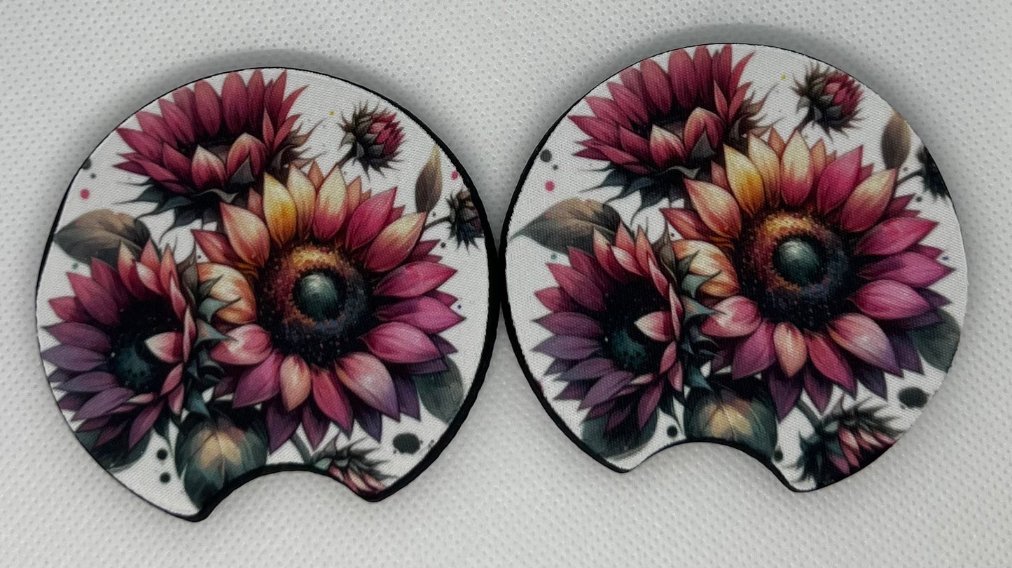 Sunflower Car Coaster