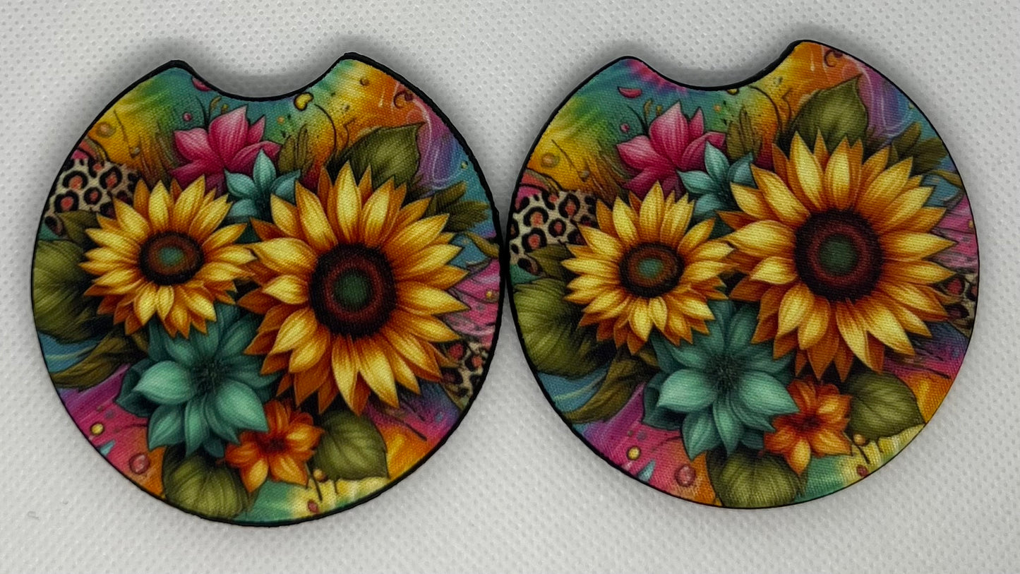 Sunflower Car Coaster