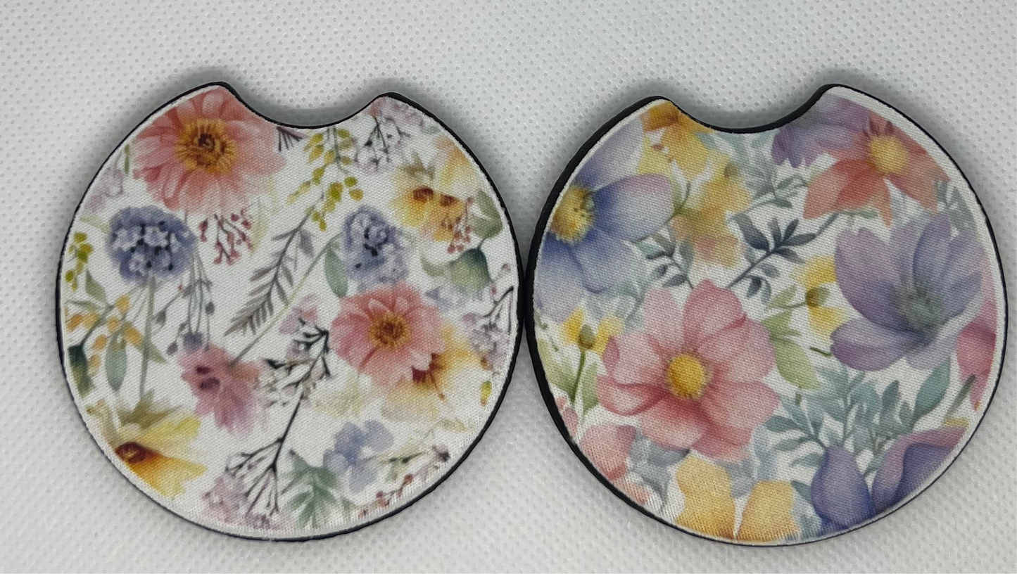 Floral Car Coaster