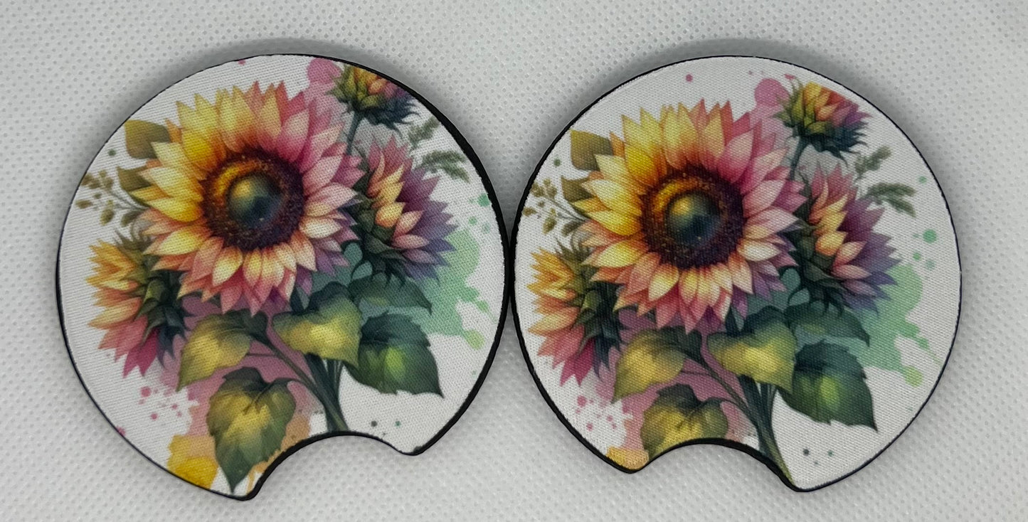Sunflower Car Coaster
