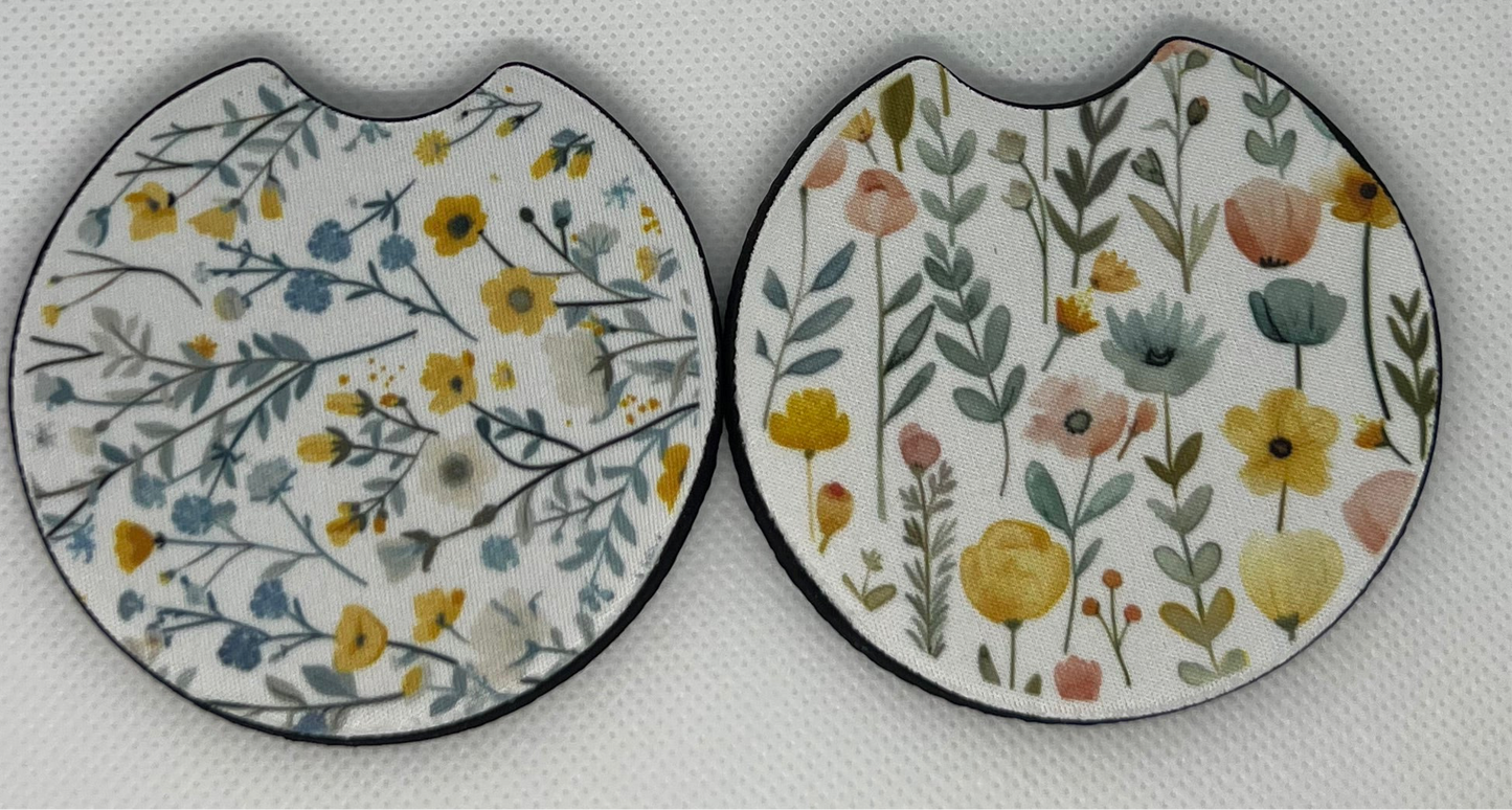Floral Car Coaster