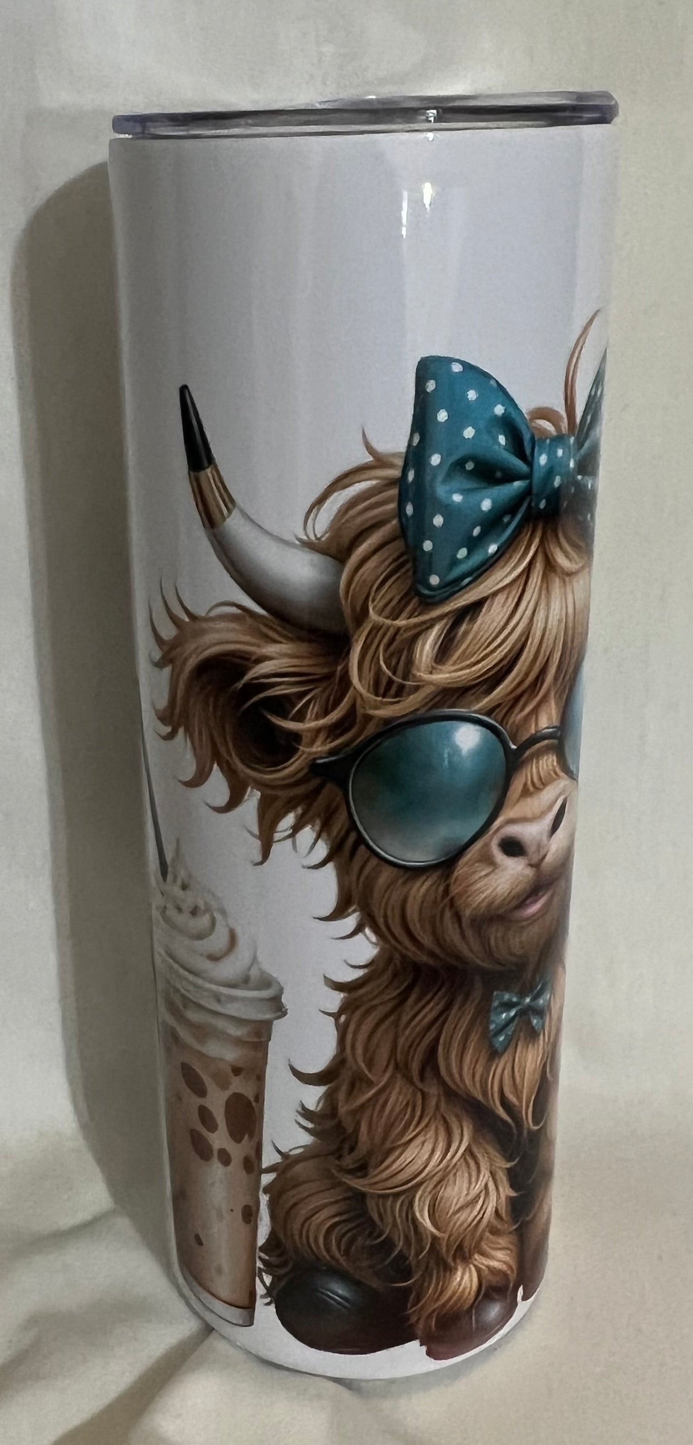 Blue Cow Tumbler