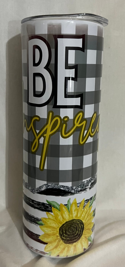 Be Inspired Sunflower Tumbler